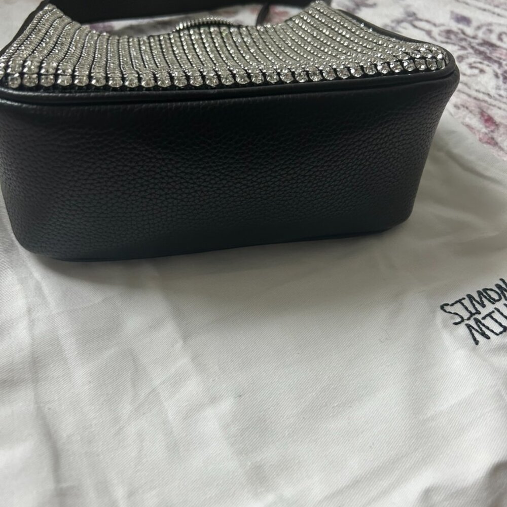 Simon Miller Snap Crystal Leather Shoulder Bag - Picture 9 of 10